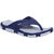 Edee Relax Blue Rubber EVA Casual Slippers For Men