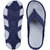 Edee Relax Blue Rubber EVA Casual Slippers For Men