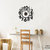 DIY Wall Clock 3D Sticker Home Office Decor 3D Wall Clock (Covering Area5555cm) - DIYCD814