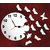3d mirror butterfly non ticking and silent wall clock
