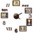 DIY Wall Clock 3D Sticker Home Office Decor 3D Wall Clock (Covering Area6060cm) - DIYGCF1001