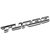 3D Luxury Turbo Bodyside Trunk Metal Fender Badge Emblem Logo Decal for All Cars (Silver)