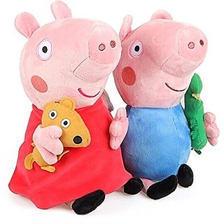 peppa pig soft toy set