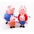iDream Peppa Pig Family PVC Toy Set Gift for Kids (Set of 4)