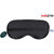 Healthgenie 100 Silk, Super Smooth Sleep Mask with Adjustable Strap and Blind Fold Eye Mask (Black)