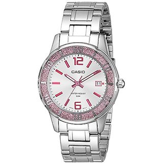 Buy Casio Enticer Analog Silver Dial Womens Watch LTP 1359D 4AVDF A809 Online 3495 from ShopClues