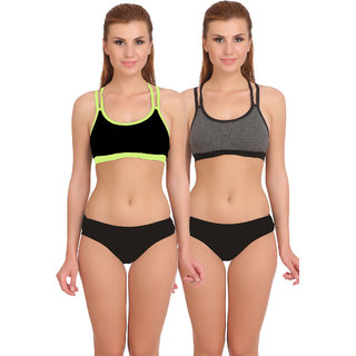 sports bra panty set