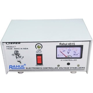 Rahul 4515a 300 VA 140-280 Volt 1 LCD/LED TV +DVD/DTH/Music System Automatic Voltage Stabilizer
