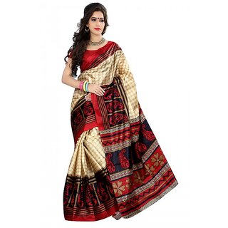Svb Sarees Red Colour Taffeta Sarees Without Blouse piece Svb Sarees Red Colour Taffeta Sarees Without Blouse piece