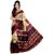 Sharda Creation Red Taffeta Paper Silk Saree Without Blouse