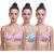 Pack of 3 Multicolor Cotton Non- Padded Bra for Women by SK Dreams