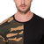 Campus Sutra Men's Black Printed T-shirt