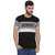 Campus Sutra Men's Black Printed T-shirt