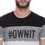 Campus Sutra Men's Black Printed T-shirt