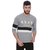 Campus Sutra Men's Grey Printed T-shirt