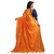 Meia Orange Silk Embroidered Saree With Blouse