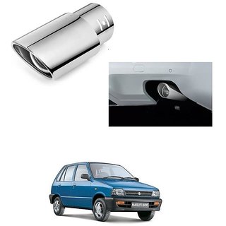 Buy KunjZone Full Hole Stainless Steel Exhaust Muffler Silencer