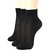 CH Fashion Black Transparent Nylon Socks for Girl Pack of 3