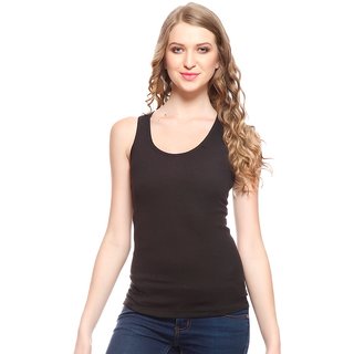 Riaya Black Colour Inner or Sando / Camisole free size on 149