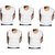 GMR Men's cotton vest white combo pack of 5