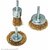 WI Brass Wire Brush 3 PCS Used For Cleaning Rust And Removing Paint (1 Set)