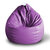 Sky Homes 1Pc. Rexin XL Size Purple Color Bean Bag Sofa Chair (Without Beans)
