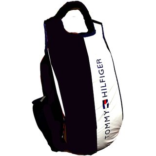 Tommy hilfiger white discount polyester college bag