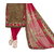 Risera Women's Brown Crepe Printed Unstitched Salwar Suit Dress Material
