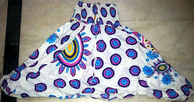 BD45 Tie Dye Batik Cotton Umbrella Sun Dress – Etrendy Store