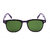 TheWhoop UV Protected Black Green Wayfarer Unisex Sunglasses. Square Shape Stylish Goggles For Men Women Girls Boys