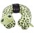 Lushomes Tortoise Neck pillow with soft polyester filling. (29 x 30 cms, Single pc) Green