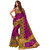 janvi sales magenta color cotton silk heavy embroidered party wear saree with matching blouse piece(jvcnd-CSMagenta)