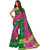 janvi sales pink cotton silk heavy embroidered party wear saree with matching blouse piece(jvcnd-CSPinkgreen)