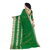 Florence Green Cotton Silk Printed Saree with Blouse
