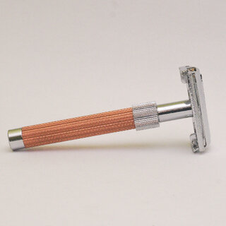 Romer-7 Twist to Open Safety razor Viceroy Copper
