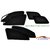 TOYOTA FORTUNER New, Car Side Window Zipper Magnetic Sun Shade, Set of 6 Curtains.