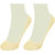 Neska Moda 2 Pair Women Beige Plain Cotton No Show No Show loafer Socks S43