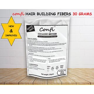 Buy Topup Hair Building Fiber Refill Pack (Black 55gm) Hair Fiber For Hair  Loss and Hair Damage Online - Get 48% Off