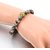 Under 499 Certified Natural Gem/Semi Precious Stones  Gold Plated Tiger Bracelet. Daily/Party/Office/Casual Wear Fashion Healing, Reiki Crystal Jewellery for Men/Women/Boys/Girls. Unakite Stone. By Hot And Bold