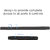 Stuffcool Soft Flexible TPU Armour Back Case Cover for Nokia 7 Plus - Black