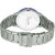 Zesta 16 Analog Watch Women Casual Metal Strips Quartz Wrist Watch Girl Fashion Round Dial Adjustable Wristwatch (White  Silver)