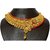 Gold Plated Designer Copper Jewellery Set