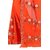 Pari Designerr Orange Georgette Embroidered Saree With Blouse