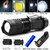 Waterproof Rechargeable 450 Meter Zoomable 3 Mode LED Flashlight Torch Searchlight Outdoor Lamp/Emergency Light 9W