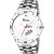 Zesta 10 Analog Watch Men Casual Metal Strips Quartz Wrist Watch Boys Fashion Round Dial Adjustable Wristwatch