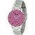 Zesta 16 analog Watch for Women (Pink  Silver)