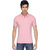 Funky Guys Pink Cotton Blend Polo T-Shirt