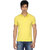 Ketex Yellow Cotton Blend Polo T-Shirt