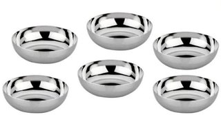 Tahiro Stainless Steel Bowls Pack Of 6