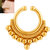 Mahi Gold Plated Ethnic Nose Ring for girls and women NR1100164G